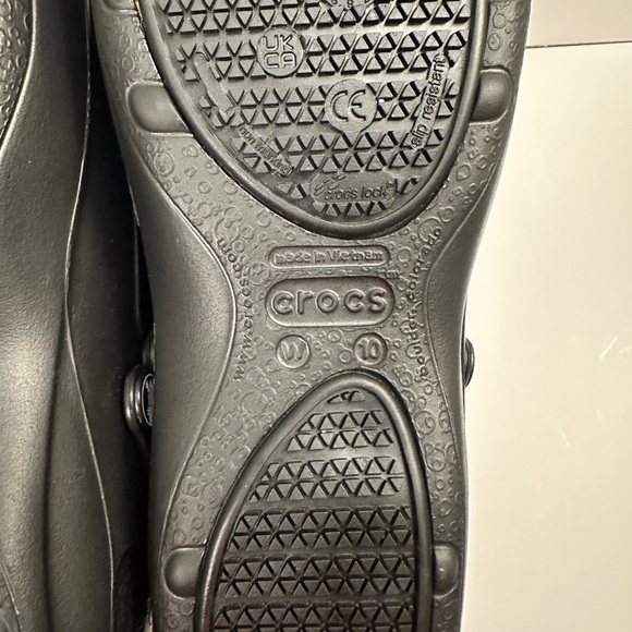 Crocs Women's Mercy Work Clog Black Size 10 - Picture 14 of 14